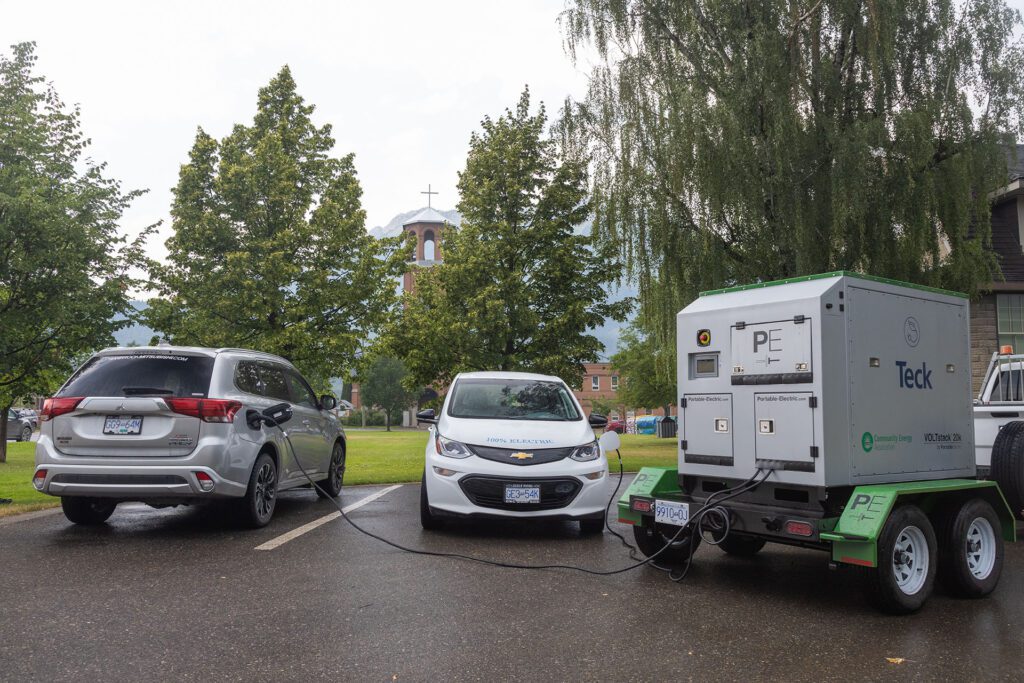 Teck, Portable Electrical Charging – August 4th 2021 Canada’s Largest Mobile EV Charger Launches in the East Kootenays